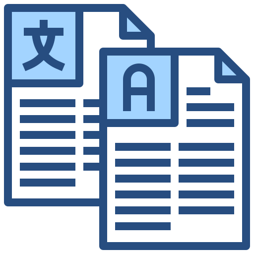 Ikonka dokumenty różne języki